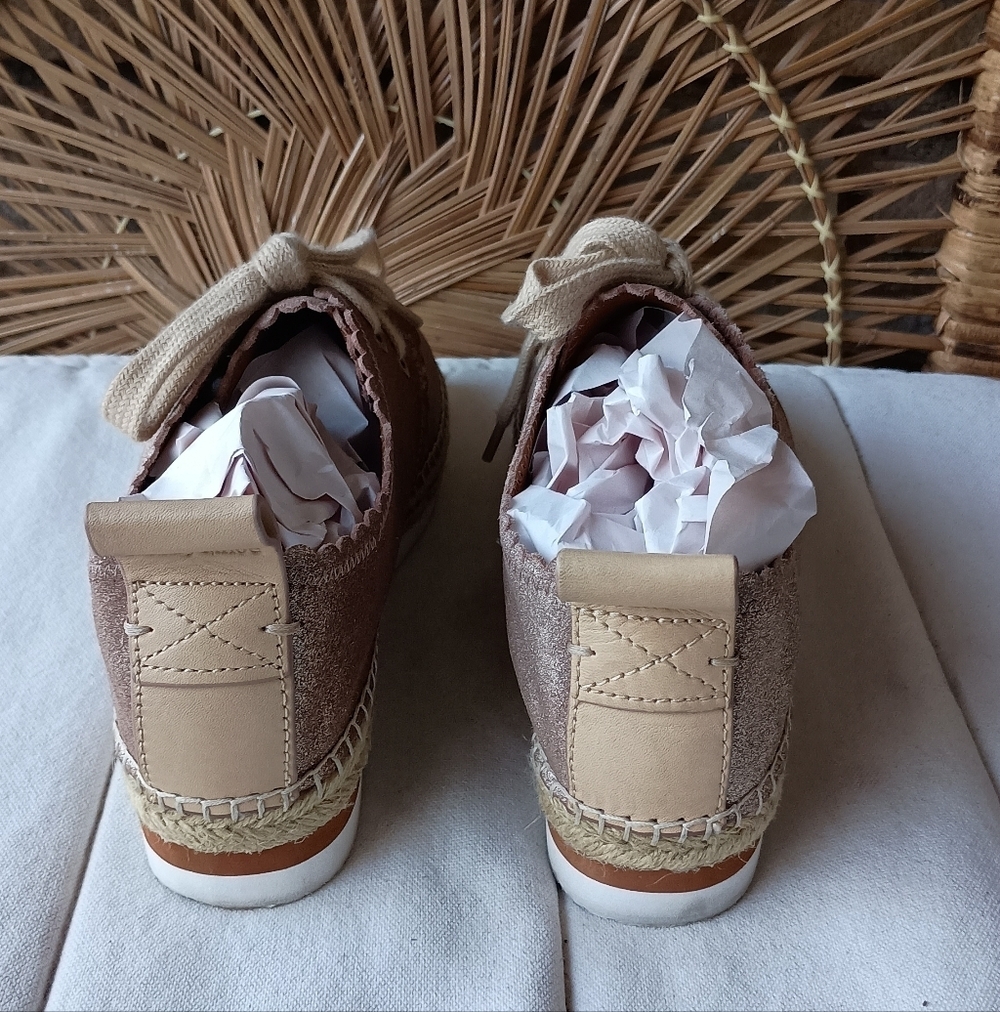 See By Chloe Metallic Espadrille Sneakers_39 - Picture 4 of 10